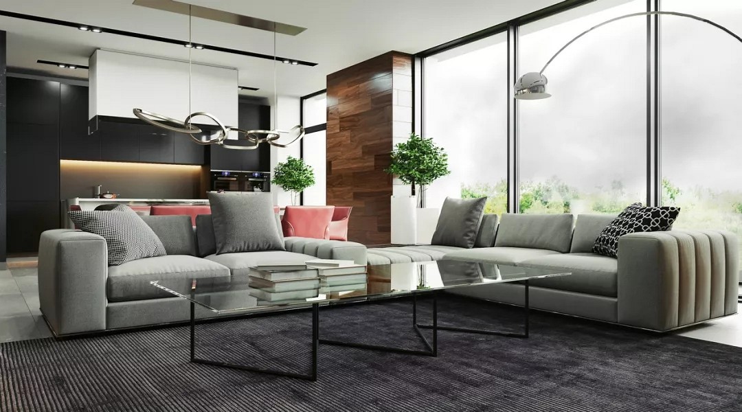 大理石高級灰搭配裝飾，橫豎都有范