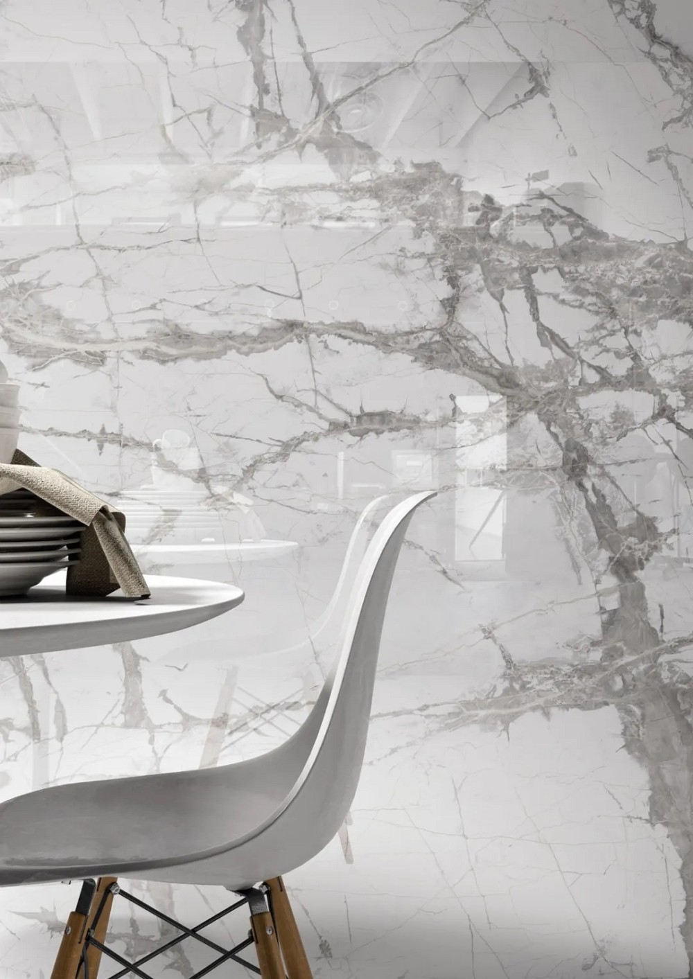 魚肚白等白色大理石裝飾應用--抵擋不住的極致誘惑