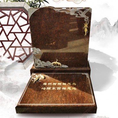 花崗巖簡單墓碑 本地墓碑定制 質優價美可批發