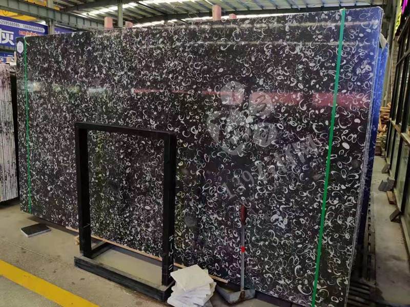 貴陽機場廁所洗手臺化石是哪個石材（海貝花大理石）