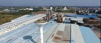 廣西賀州市鐘山工業園區，芝麻黑石材產區（鐘山青）花崗巖資源豐富！