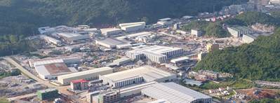 廣西賀州市鐘山工業園區，芝麻黑石材產區（鐘山青）花崗巖資源豐富！