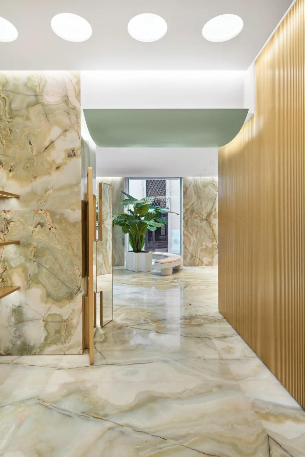 青玉（淺青玉）大理石案例 | 羅馬forte_forte門店