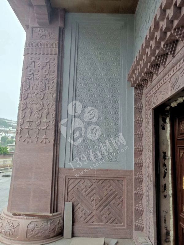 壽寧紅（福壽紅、雞血紅）石材應用案例欣賞