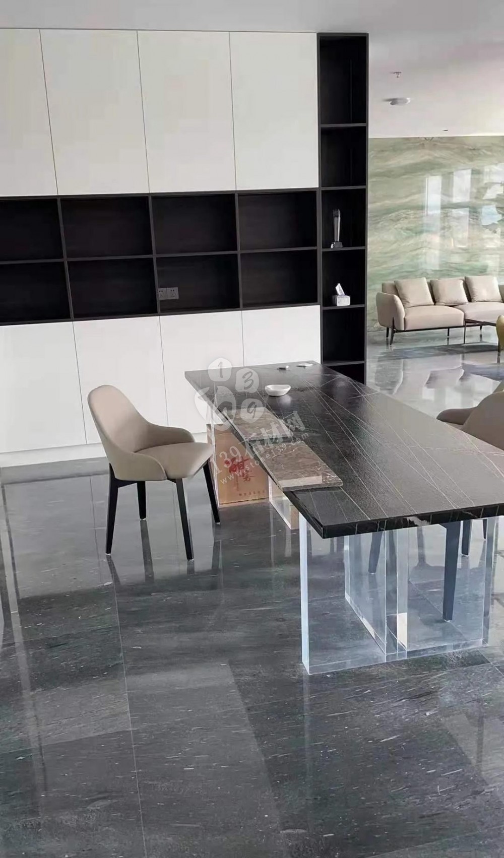 陜西安康大理石新礦-夢幻星云礦山欣賞