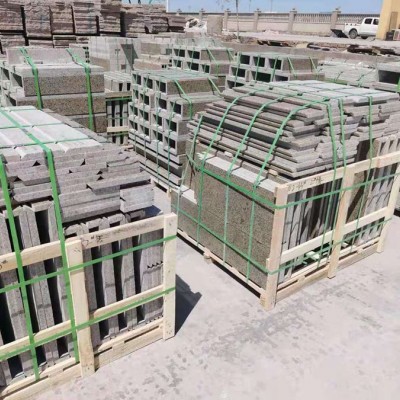 新疆吐魯番鄯善石材園區花崗巖成品