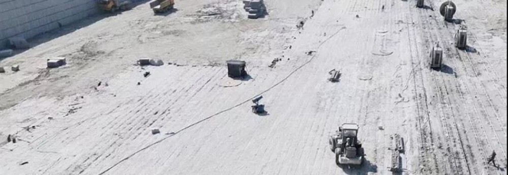 陜西芝麻灰花崗巖產區商洛市鎮安縣礦山及石材欣賞