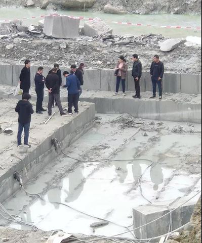 四川隆昌青石礦山挖出古生物化石,專家初步分析為恐龍化石!