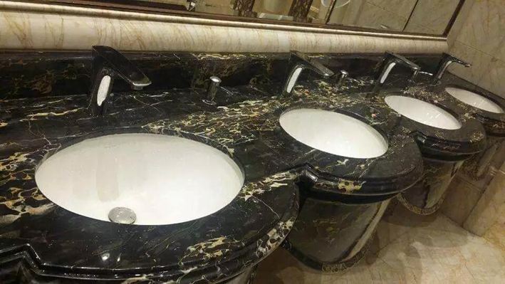 黑金花大理石-關鍵詞：富麗堂皇、華麗高貴、黑色奢華