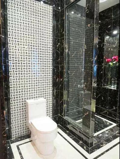 黑金花大理石-關鍵詞：富麗堂皇、華麗高貴、黑色奢華