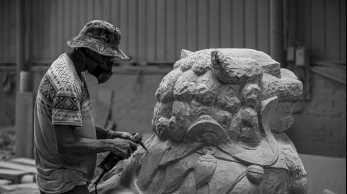 四川隆昌青石產區青石礦山產品和青石案例欣賞