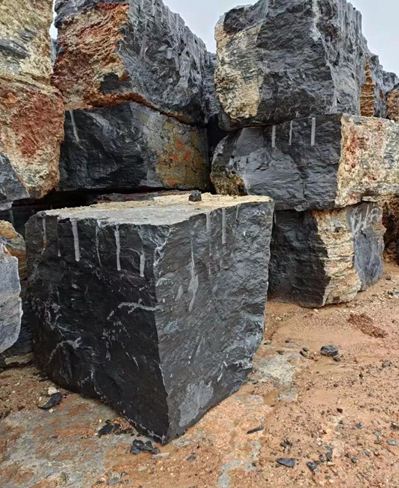 河南黑青石產區鶴壁市淇縣黑青石礦山石材產品欣賞