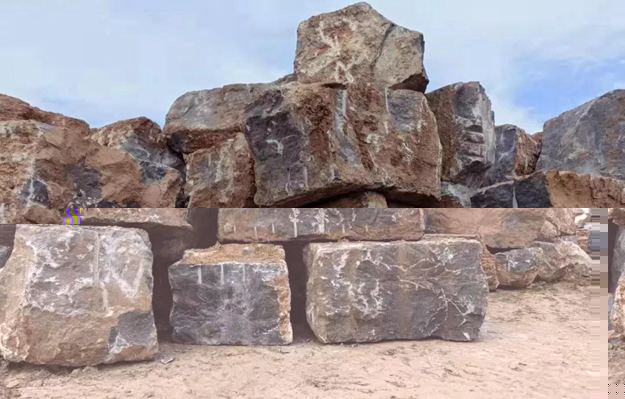 河南黑青石產區鶴壁市淇縣黑青石礦山石材產品欣賞