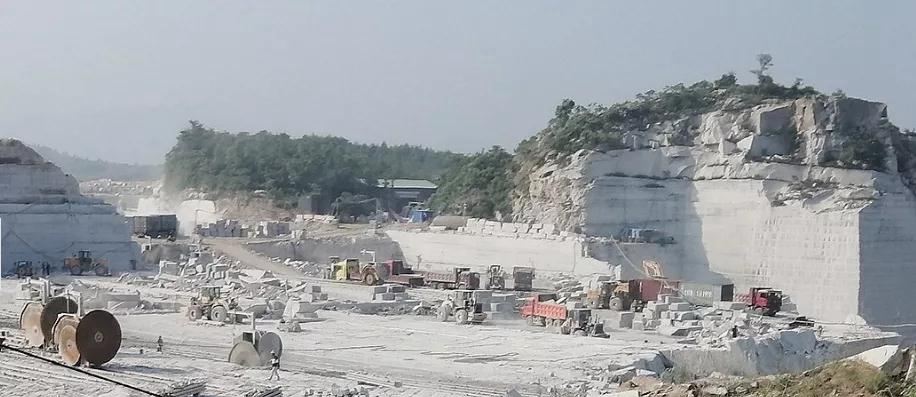 遼寧省莊河市太平嶺鄉青林村花崗巖：芝麻白G603石材欣賞