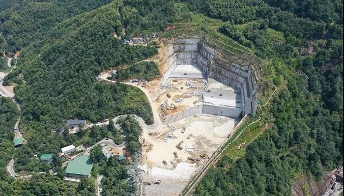 福建省三明市建寧縣均口鎮石材產區藍寶石（珍珠蘭）石材及礦山欣賞！