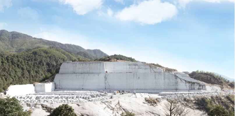 福建省三明市建寧縣均口鎮石材產區藍寶石（珍珠蘭）石材及礦山欣賞！