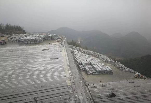 福建省三明市建寧縣均口鎮石材產區藍寶石（珍珠蘭）石材及礦山欣賞！