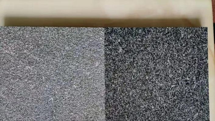 四川芝麻黑花崗巖產區石棉縣礦山及石材欣賞！