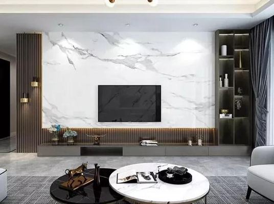 “懸空”石材背景墻怎么設(shè)計(jì)？怎么安裝？