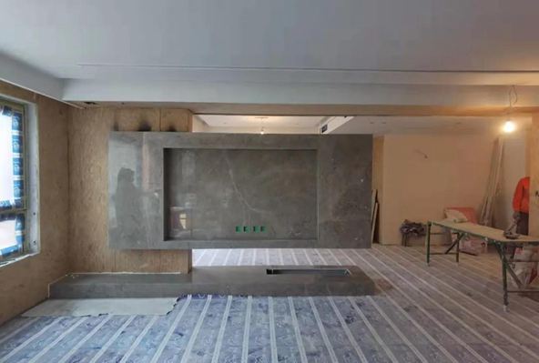 “懸空”石材背景墻怎么設(shè)計(jì)？怎么安裝？