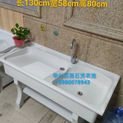 超長石英石洗衣池生產廠家 1.3米長