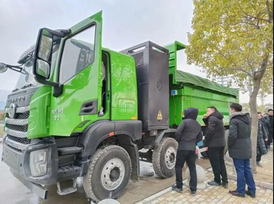 “生態麻城，綠色礦山”，麻城石材簽約1000輛純電動重卡，助力“綠色礦山”建設！