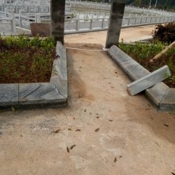 衡陽芝麻灰石欄桿 別墅花園石欄板 半手工雕刻