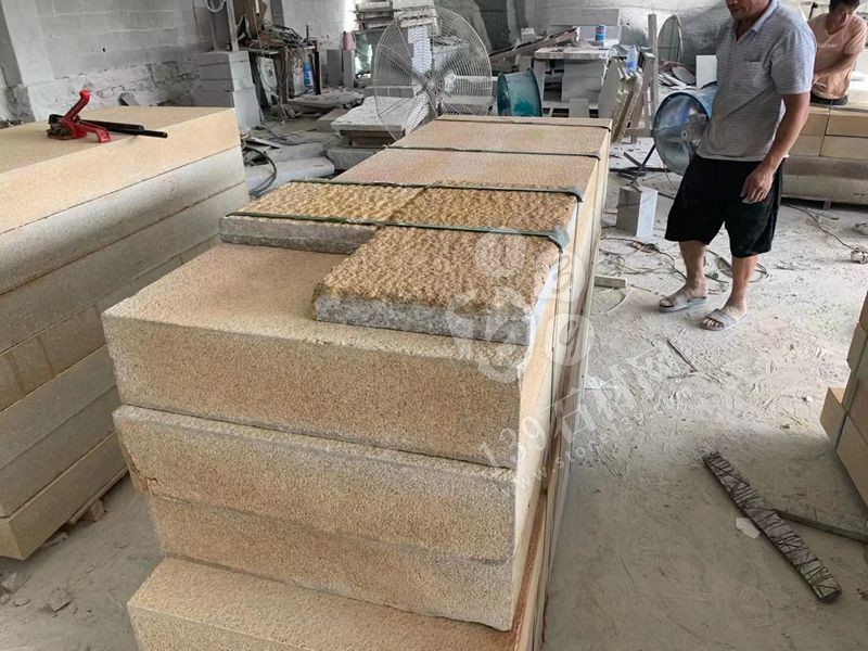 石材菠蘿面用機打和手工有什么區別？