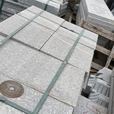 供應永州花崗巖石材 廣場地鋪磚 永州芝麻白地鋪板