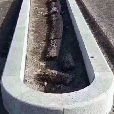 花崗巖芝麻白花壇 樹池 市政工程花崗巖異形產品