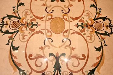 環球石材別墅大理石拼花案例