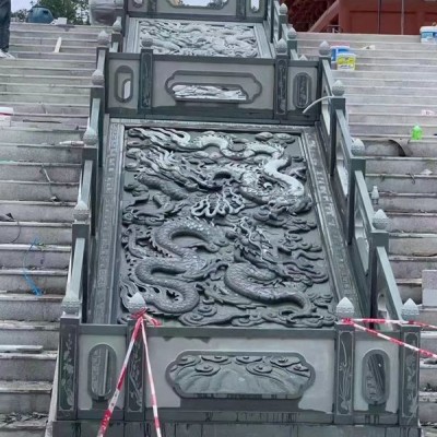 萬源青龍雕 寺廟青石建筑裝飾