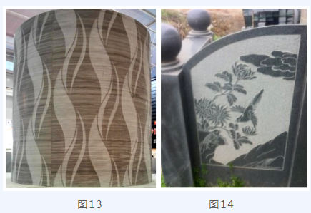 石材加工:石材表面文章之八——噴砂面 石材表面噴砂面加工