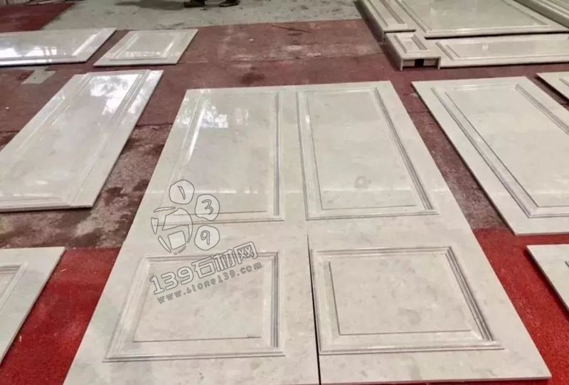 奧特曼米黃大理石羅馬背景墻排版過程賞析！