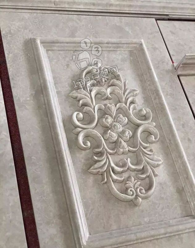 奧特曼米黃大理石羅馬背景墻排版過程賞析！