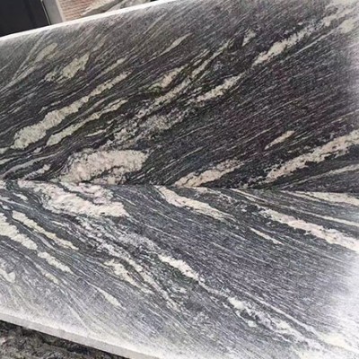 山東浪淘沙黑底雪浪石機切面