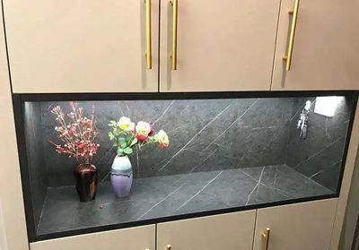 家里的鞋柜酒柜用石材做臺面的兩種方式和優(yōu)缺點(diǎn)