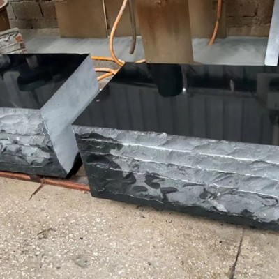 廣西富羅黑石材休息凳 公園景區花崗石石凳應用