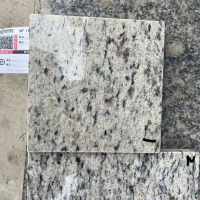 世貿白麻花崗巖樣品發工地