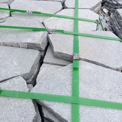 湖北羅田芝麻灰冰裂紋石材廠家批發