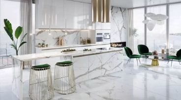 各種風格的廚房大理石設計應用案例 廚房大理石裝飾應用