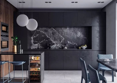 各種風格的廚房大理石設計應用案例 廚房大理石裝飾應用