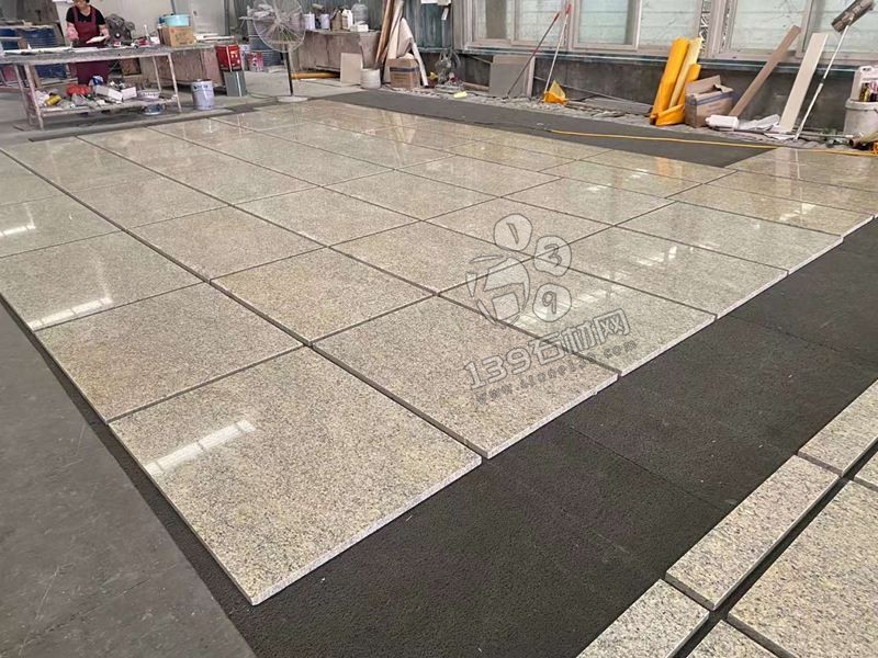 巴西金麻花崗巖排版