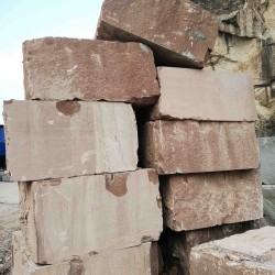 江西紅砂巖荒 料廠家直銷！價格優惠！