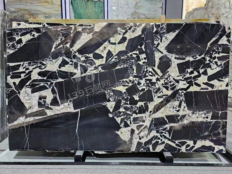 撿漏的特價寶格麗黑大理石餐桌圓桌