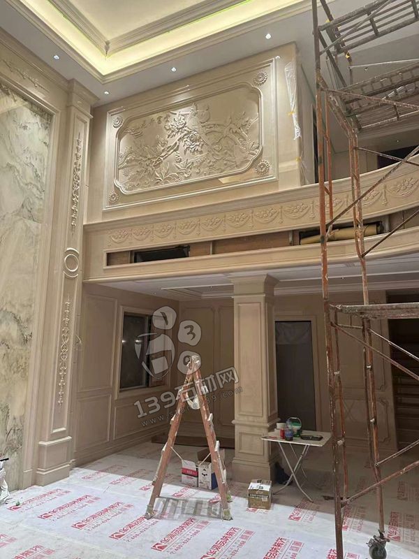  伊朗進口老礦莎安娜大理石別墅內部裝修應用欣賞