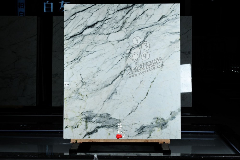 國產水墨魚肚白大理石 （極致平替進口魚肚白）