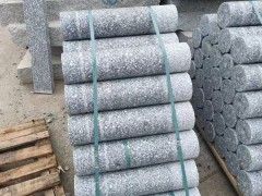 溆浦芝麻灰擋車石 擋車球擋車柱